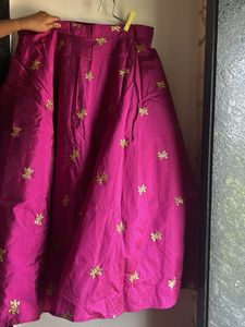 pink indo western