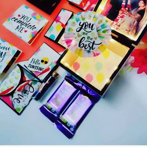 mdf gift box with 10  cards