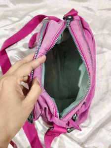 Pink Kipling Crossbody Bag