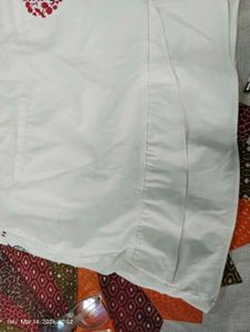 White Ruffled Golf Skirt