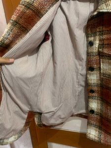For Lady Trendy Plaid Shacket