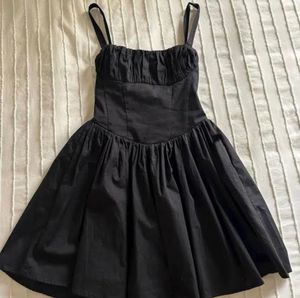 Classic Black Sleeveless Mini Dress