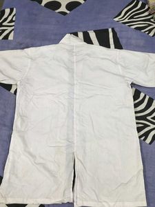 White Collared Lab Coat