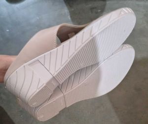 Comfortable Beige Wedge Sandals