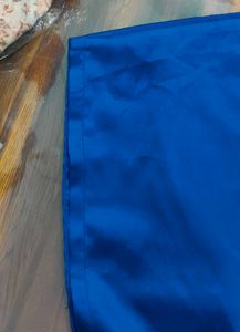Elegant Royal Blue Satin Top