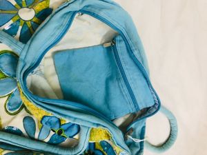 Floral Embellished Tote Bag