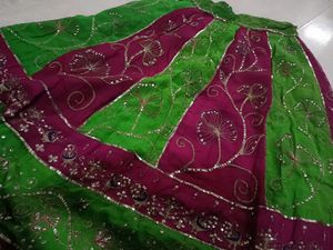 Vibrant Embroidered Ethnic Skirt