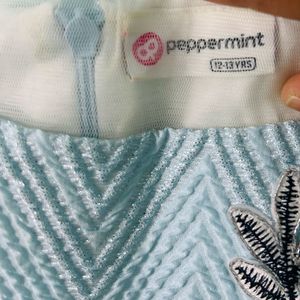 Peppermint Brand Powdered Blue Dress