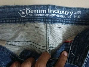 Dark Blue Denim Jeans