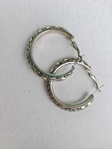 Silver Hoop Earrings