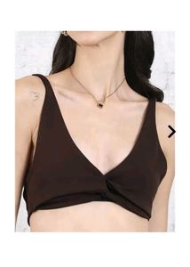 Shein Twisted Front Crop Top