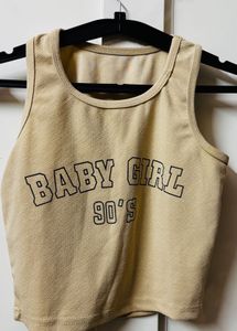 Baby Girl 90's Crop Tank Top