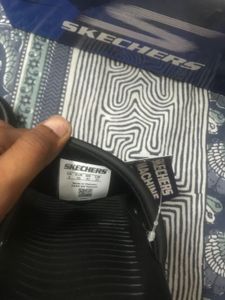 Skechers Black Slide Sandals