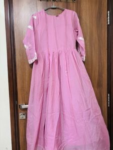 Embellished Pink Kurta