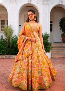 Designer Floral Print Lehenga Choli