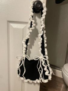 Handmade Crochet Cherry Bag