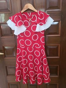 Red & White Polka Dot Dress
