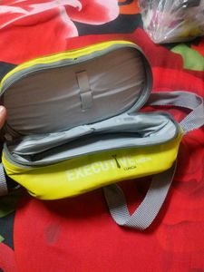 Bright Yellow Lunch Bag