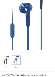 Sony MDR-XB55AP Premium in-Ear Extra Bass Wired Og