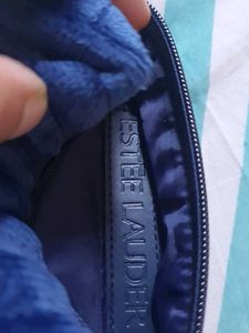 Estee Lauder Blue Cosmetic Pouch