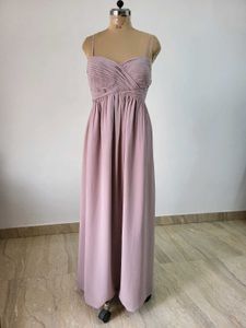 Elegant Pink Maxi Dress
