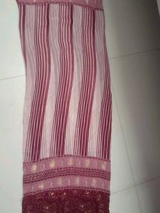 Elegant Striped Saree
