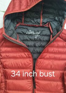 Women's Red Puffer Jacket