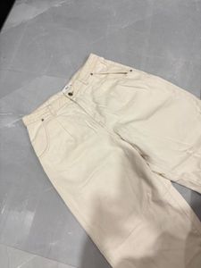 Mango Cream mom jeans