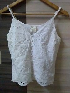 Chicken Work White Camisole