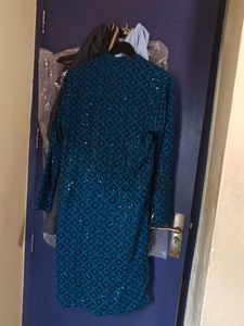 manyavar Sequined custom kurta