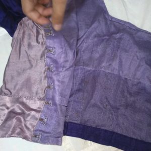 Purple Silk Blouse