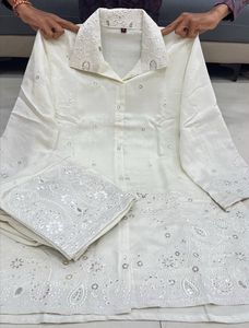 Indo-Western Premium Chanderi Silk Co-ord
