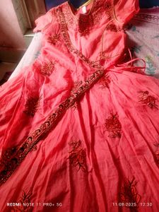 Embroidered Pink Dress