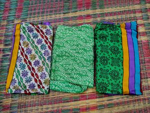 Green Printed Kurta Set