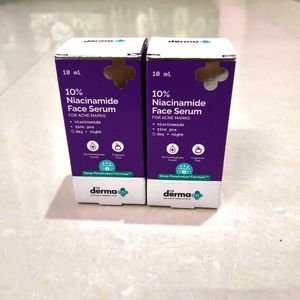 PACK OF 2 The Derma Co 10% Niacinamide Serum with