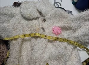 Imported Girls White Stylish Sherpa Jacket 18-24 M