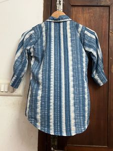 Blue &amp; White Striped Shirt