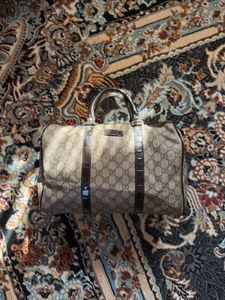 Gucci Monogram Duffel Bag