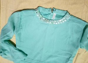 Mint Green Two-Piece Set