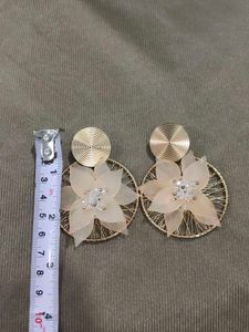 Floral Hoop Earrings