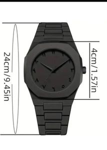 Stylish Black Metal Watch