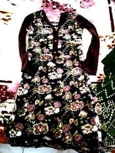 Floral Print Kurta