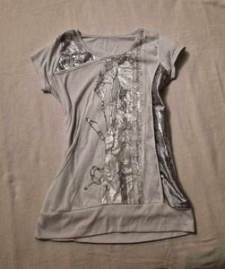 y2k cybercore bedazzled top