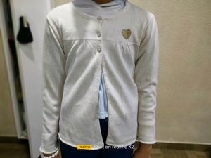 Kids Sweater Cum Cardigan Cardigan(Girls)