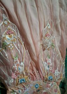 Pink Floral Ethnic Gown