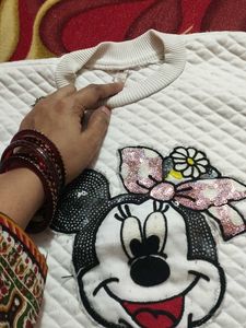 Minnie Mouse Quilted Sweatshirt