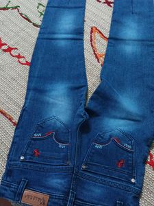 Girl's Stylish Denim Jeans