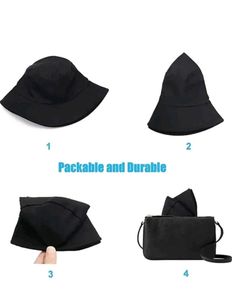 Classic Black Bucket Hat