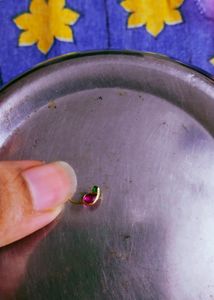 Real Gold Nose Pin