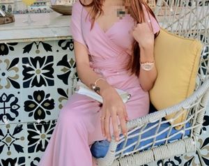 Elegant Pink Jumpsuit